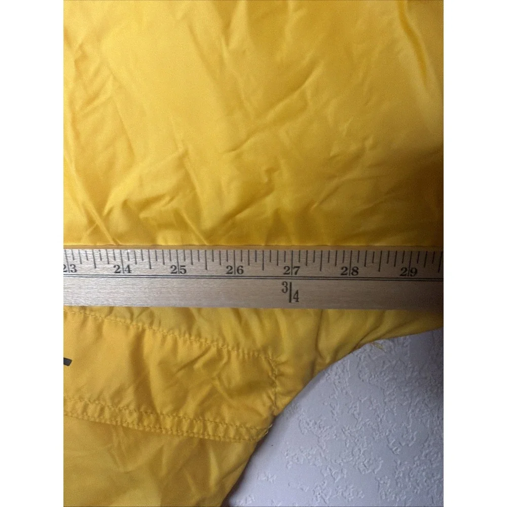 Polo Sport Ralph Lauren Mens Vintage Yellow Windbreaker American Flag Patch Lg